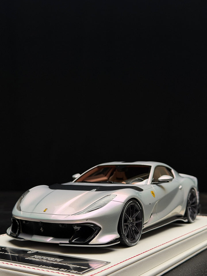 Ferrari 812 Competizione (Fantasy Silver) [Davis & Giovanni] 1:18 scale