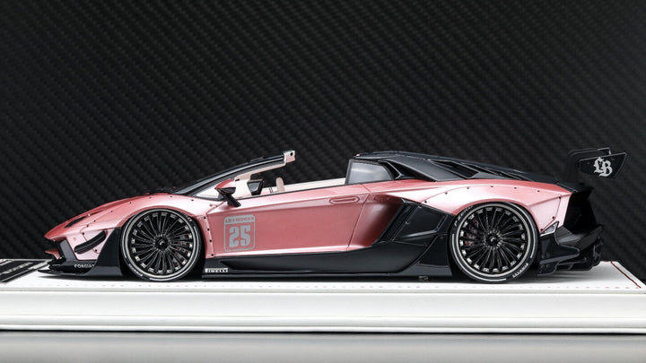 Lamborghini Aventador 2.0 Roadster LBWK (Matte Pink)[Davis & Giovanni]1:18 scale