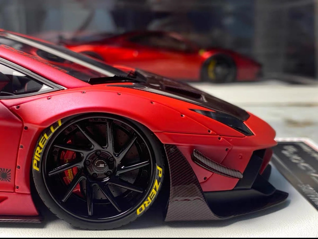 Lamborghini Aventador 2.0 LBWK (Matt Red) [Davis & Giovanni] 1/18 scale