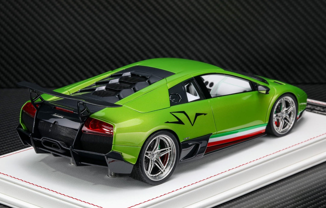 Lamborghini Murcielago SV (Green/ Italy Stripe) [Davis & Giovanni] 1:18 scale