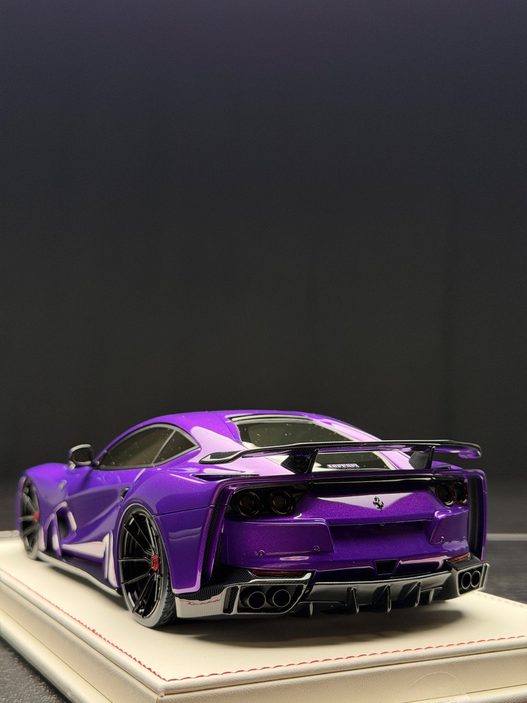 Ferrari 812 N-LARGO NOVITEC (Purple) [Davis & Giovanni] 1:18 scale