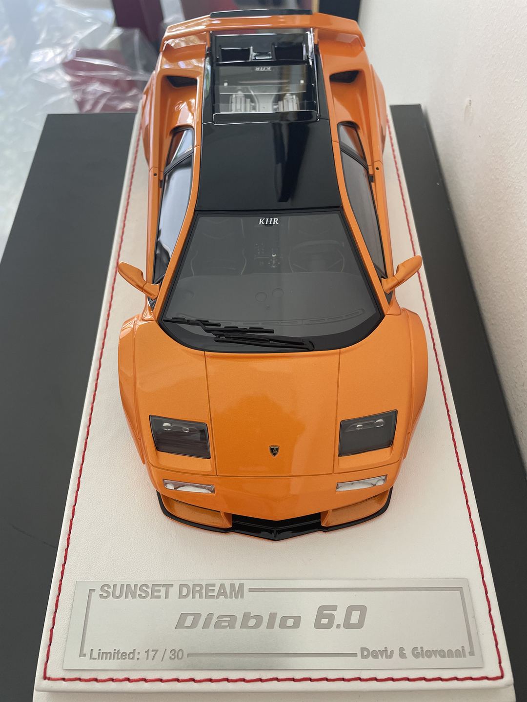 Lamborghini Diablo 6.0 Sunset Dream (Orange) [Davis & Giovanni] 1:18 scale