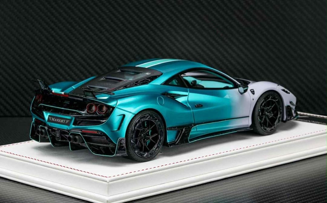 Ferrari F8XX Mansory (Gray/ Blue Fade) [Davis & Giovanni] 1:18 scale