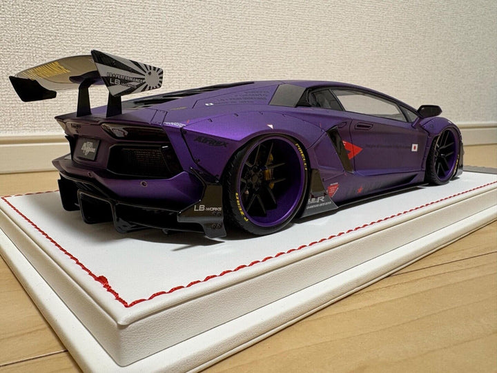 Lamborghini Aventador 2.0 LBWK (Purple Zero Fighter)[Davis & Giovanni]1/18 scale