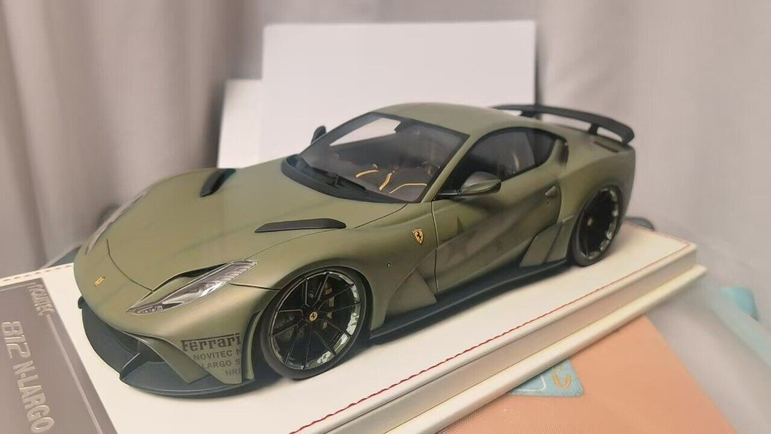 Ferrari 812 N-LARGO NOVITEC (Matt Dark Green) [Davis & Giovanni] 1/18 scale