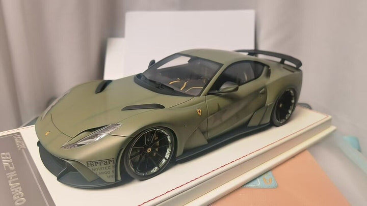 Ferrari 812 N-LARGO NOVITEC (Matt Dark Green) [Davis & Giovanni] 1/18 scale