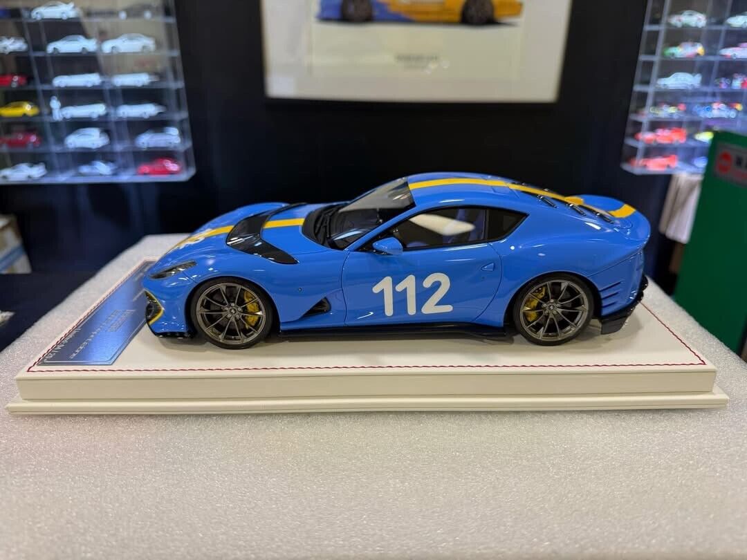 Ferrari 812 Competizione NOVITEC (Blue) [Davis & Giovanni] 1/18 scale 112 RARE