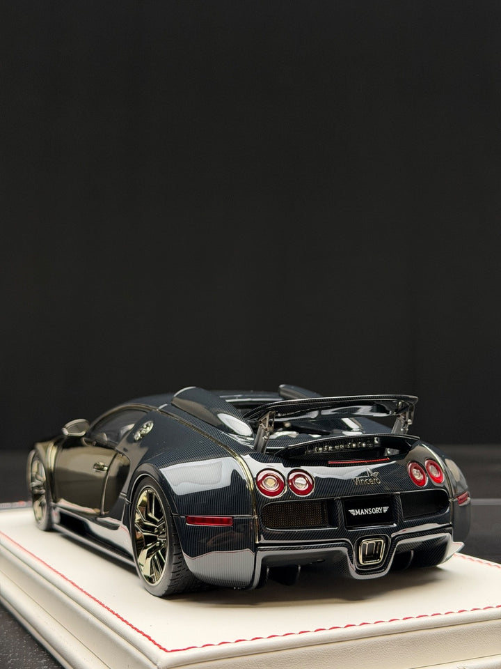 Bugatti Veyron Mansory "Vincero" (Chrome/ Carbon) [Davis & Giovanni] 1/18 scale