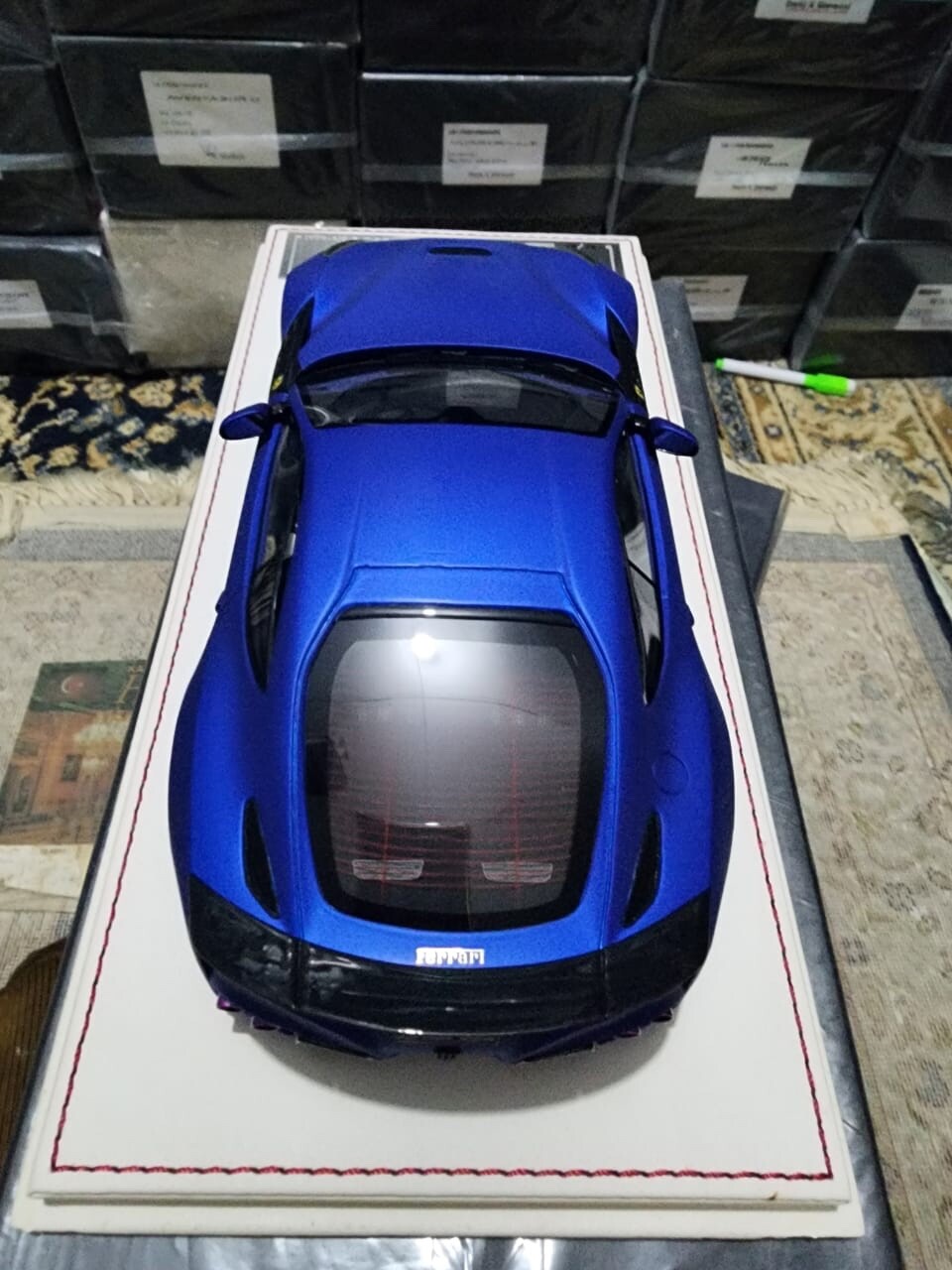 Ferrari F12 Berlinetta SVR (Matt Cobalt Blue)[Davis & Giovanni]1:18 scale 1 OF 1