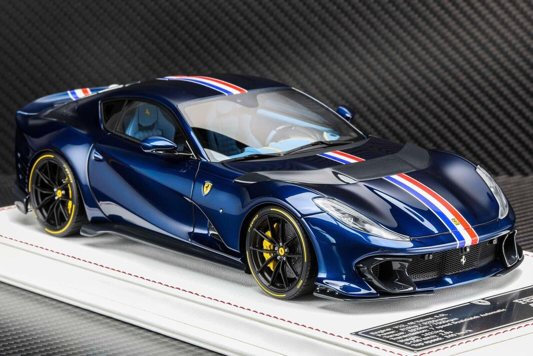 Ferrari 812 Competizione NOVITEC (Blue) [Davis & Giovanni] 1/18 scale 112 RARE
