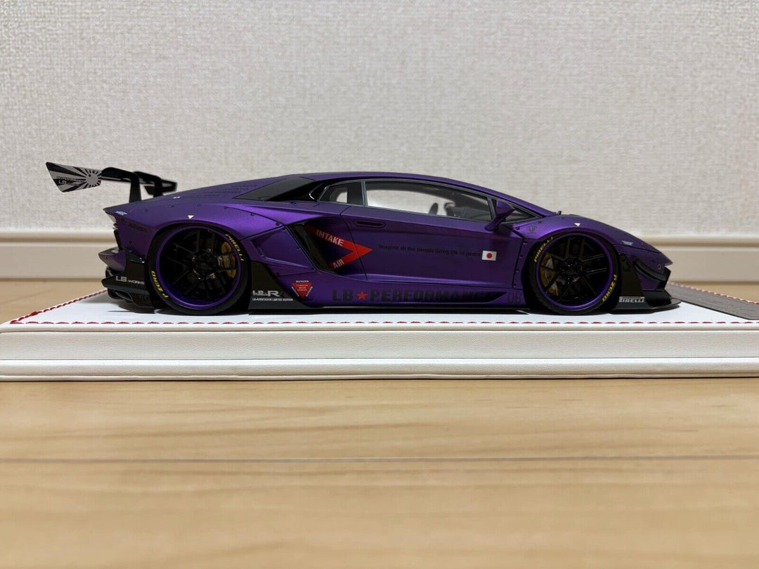 Lamborghini Aventador 2.0 LBWK (Purple Zero Fighter)[Davis & Giovanni]1/18 scale