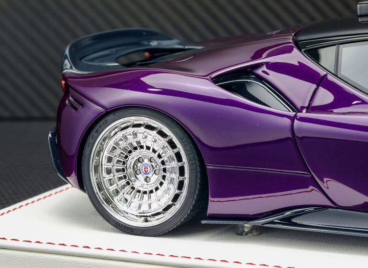 Ferrari SF90 Stradale NOVITEC (Metallic Purple) [Davis & Giovanni] 1:18 scale