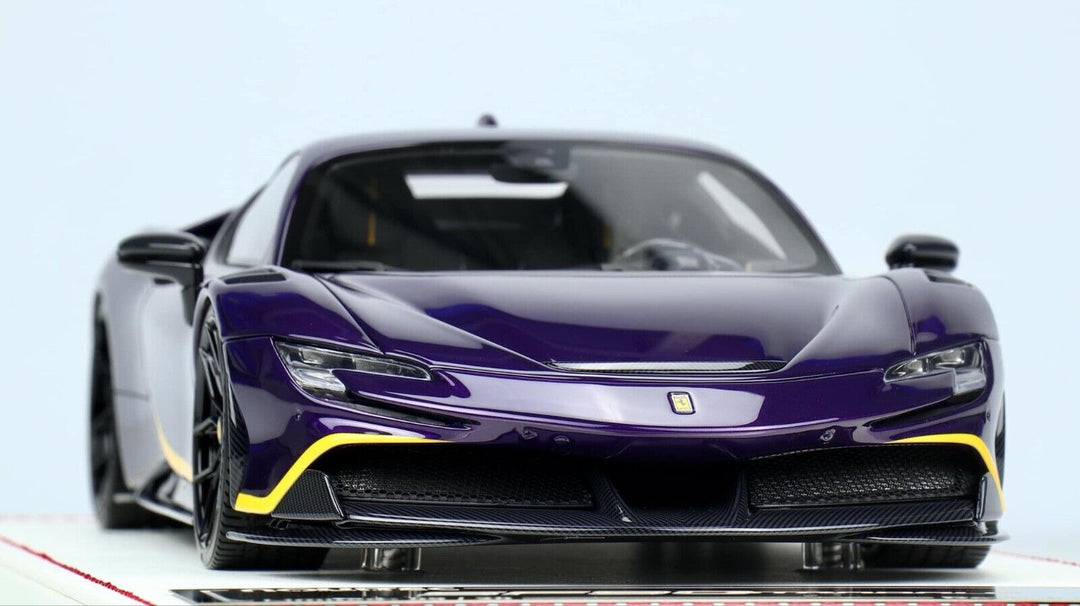 Ferrari SF90 Stradale NOVITEC (Purple) [Davis & Giovanni] 1/18 scale