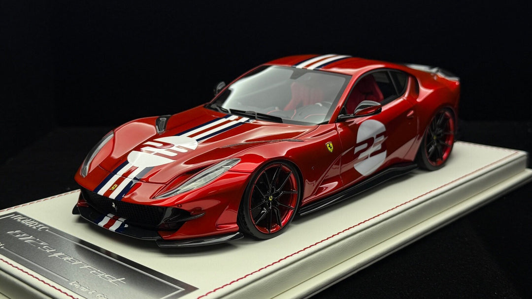 Ferrari 812 Superfast NOVITEC (Metallic Red) [Davis & Giovanni] 1:18 RARE 1 OF 1