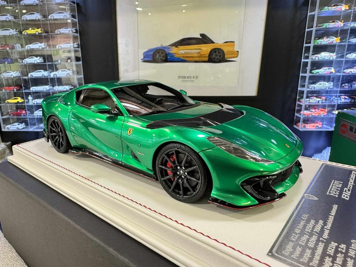 Ferrari 812 Competizione (Metallic Green) [Davis & Giovanni] 1:18 scale