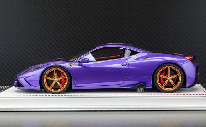Ferrari 458 Speciale (Metallic Purple) [Davis & Giovanni] 1/18 scale