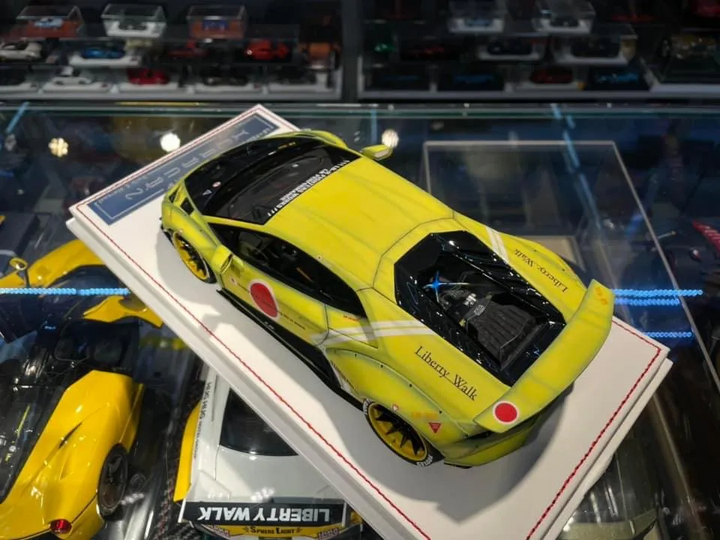 Lamborghini Huracan LBWK x Mansory (Matt Yellow ZF)[Davis & Giovanni] 1/18 scale