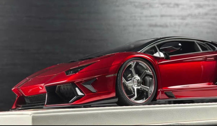 Lamborghini Aventador Mansory (Electroplated Red) [Davis & Giovanni] 1:18 scale