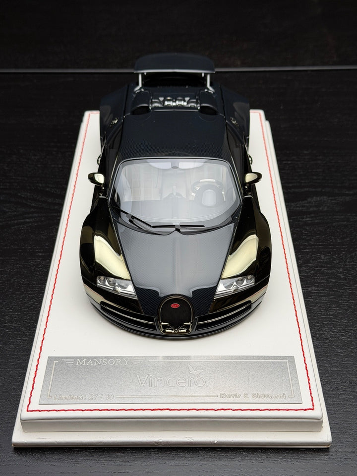 Bugatti Veyron Mansory "Vincero" (Chrome/ Carbon) [Davis & Giovanni] 1/18 scale