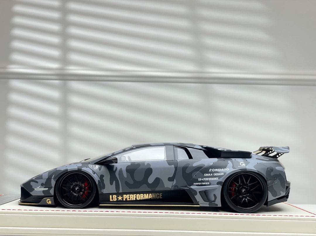 Lamborghini Murcielago LBWK (Matte Dark Gray Camo) [Davis & Giovanni] 1:18 scale