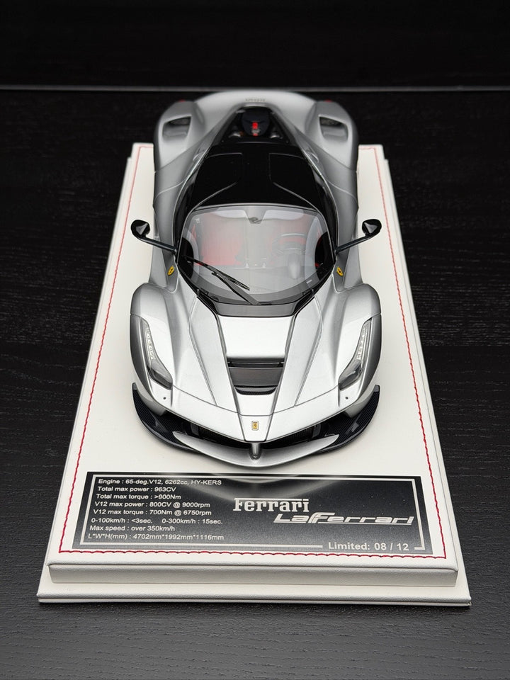 Ferrari LaFerrari (Silver) [Davis & Giovanni] 1:18 scale
