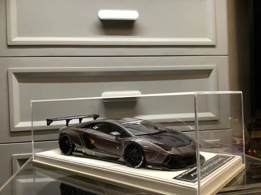Lamborghini Aventador LBWK (Metallic Gray) [Davis & Giovanni] 1/18 scale