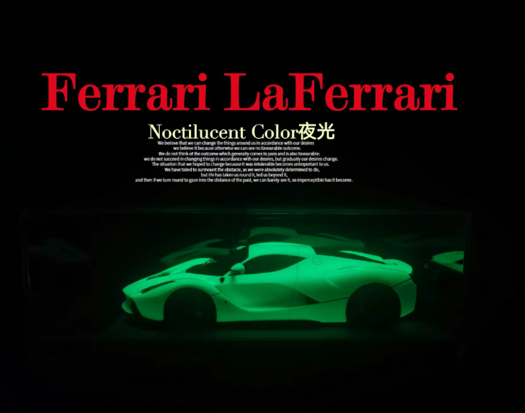 Ferrari LaFerrari (Luminous Green) [Davis & Giovanni] 1:18 scale