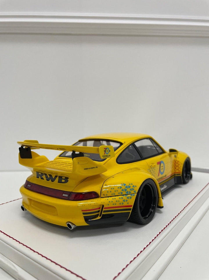 Porsche 911 RWB (Yellow 70th Anniversary) [Davis & Giovanni] 1/18 scale