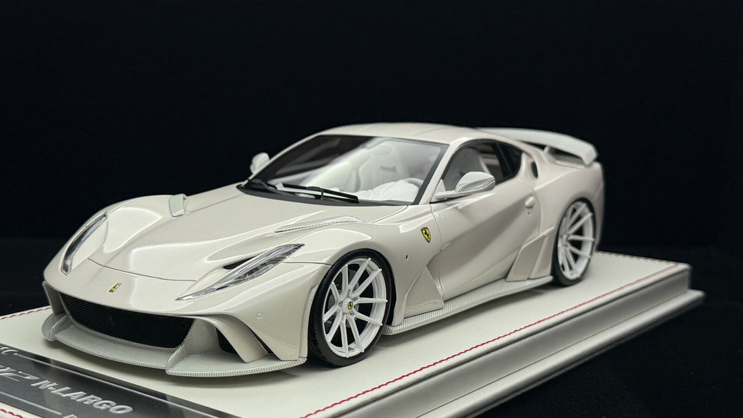 Ferrari 812 N-LARGO NOVITEC (Metallic White) [Davis & Giovanni] 1:18 1 OF 1