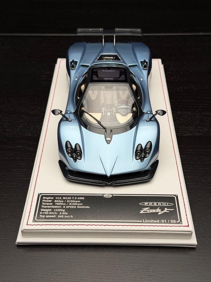 Pagani Zonda F (Ice Blue) [Davis & Giovanni] 1:18 scale