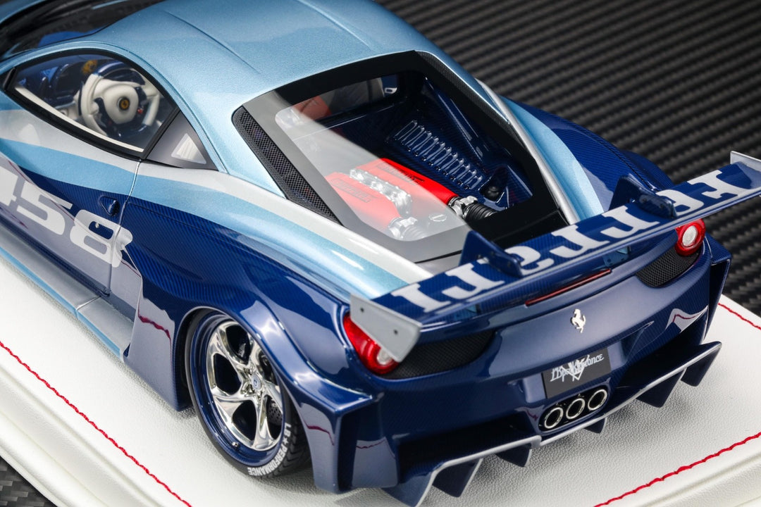 Ferrari 458 GT LBWK (Blue/ Ice Blue/ White) [Davis & Giovanni] 1:18 scale