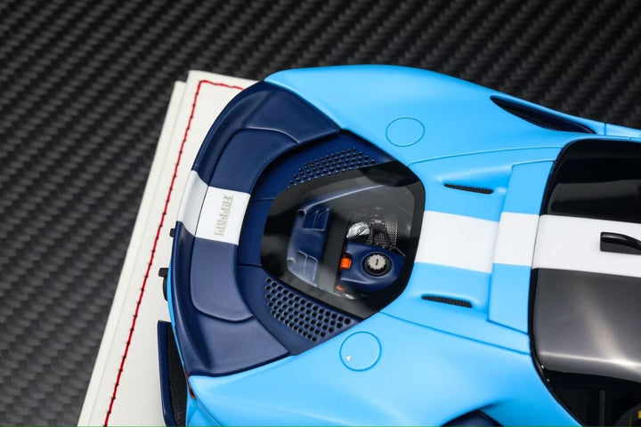 Ferrari SF90 Stradale NOVITEC (Matte Baby Blue) [Davis & Giovanni] 1:18 scale