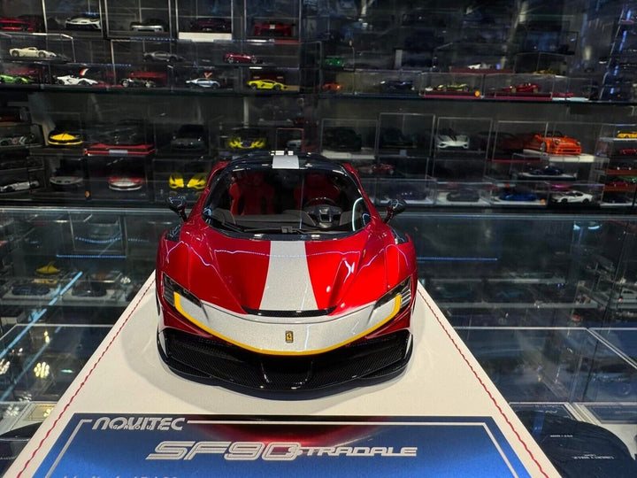 Ferrari SF90 Stradale NOVITEC (Metallic Red) [Davis & Giovanni] 1/18 scale
