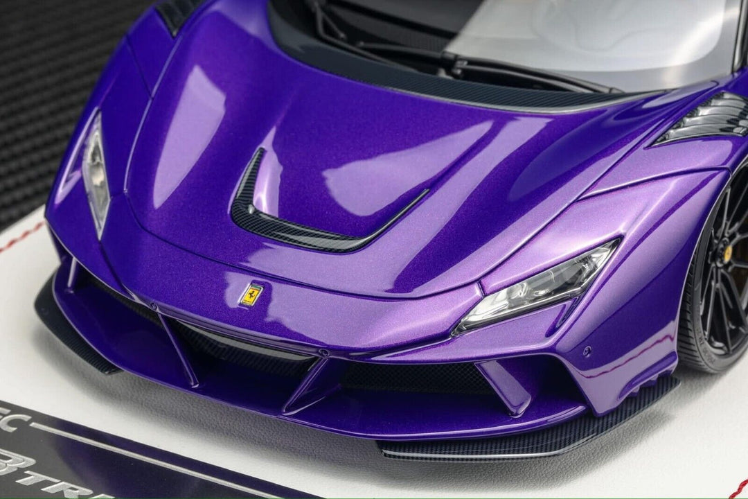 Ferrari F8 Tributo N-LARGO NOVITEC (Met Purple) [Davis & Giovanni] 1:18 scale