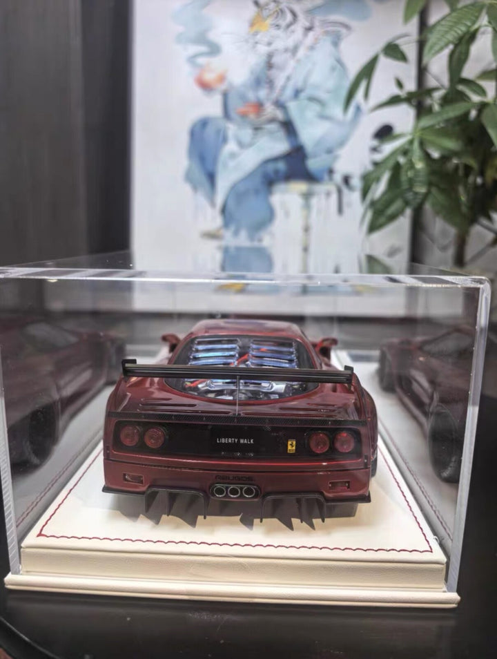 Ferrari F40 LBWK (Metallic Dark Red) [Davis & Giovanni] 1:18 scale