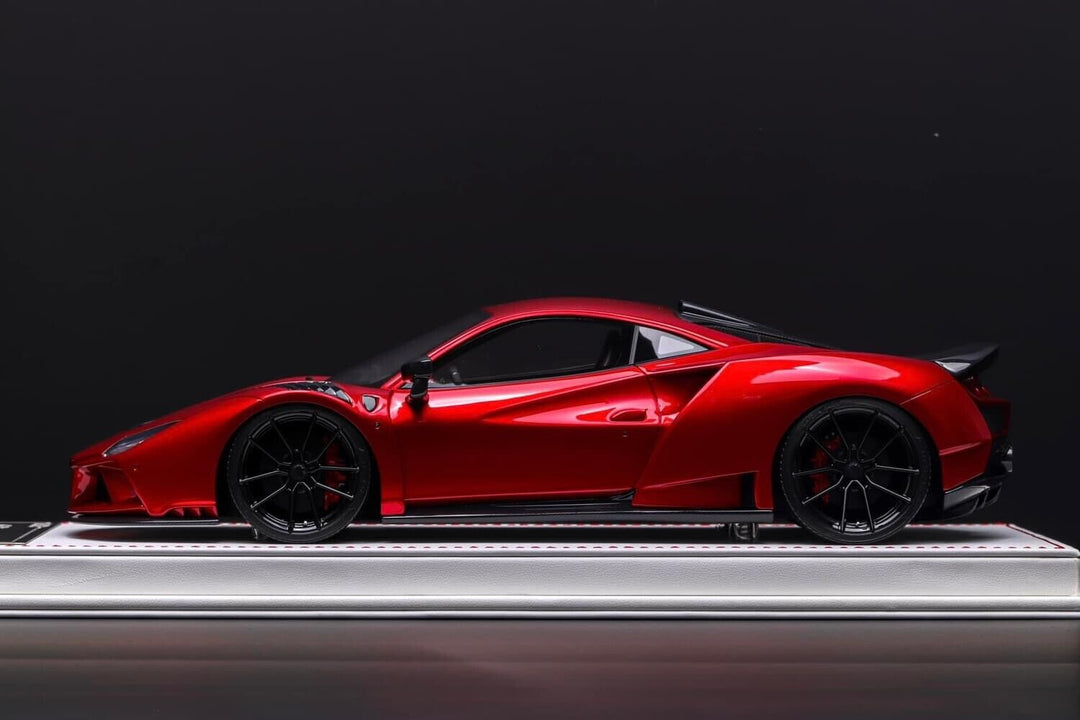 Ferrari F8 Tributo Nlargo (Candy Red) [Davis & Giovanni] 1/18 scale