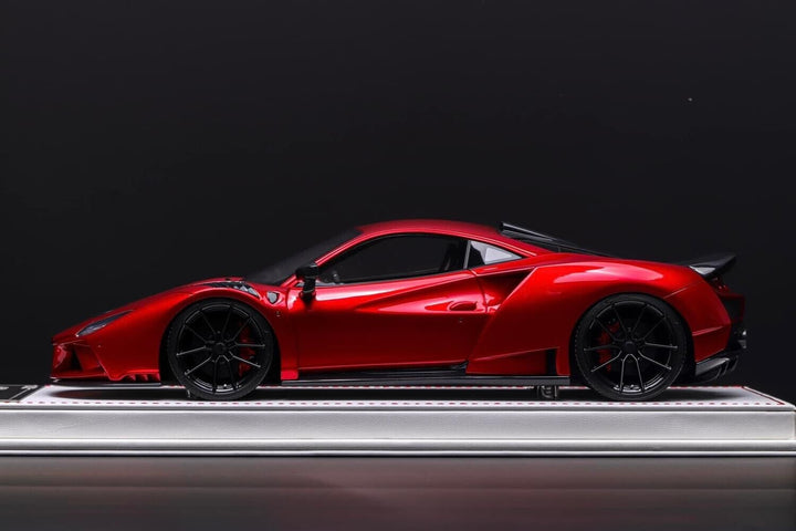 Ferrari F8 Tributo Nlargo (Candy Red) [Davis & Giovanni] 1/18 scale