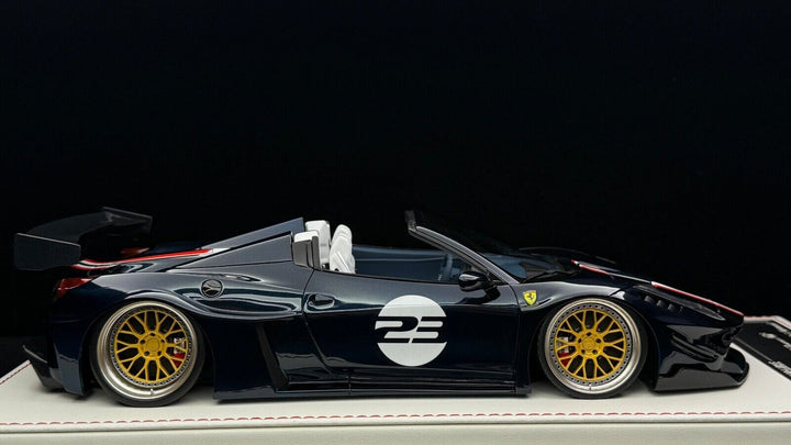 Ferrari 458 Spider GT LBWK (Metallic Blue)[Davis & Giovanni] 1/18 scale- 1 OF 1