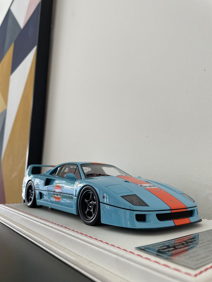 Ferrari F40 (Blue, GULF Racing) [Davis & Giovanni] 1/18 scale