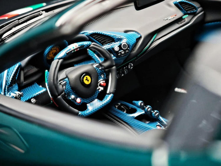 Ferrari 488 Pista Spider NOVITEC (Dark Green) [Davis & Giovanni] 1/18 scale