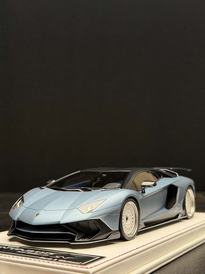 Lamborghini Aventador SV LBWK (Azzurro Blue) [Davis & Giovanni] 1:18 scale
