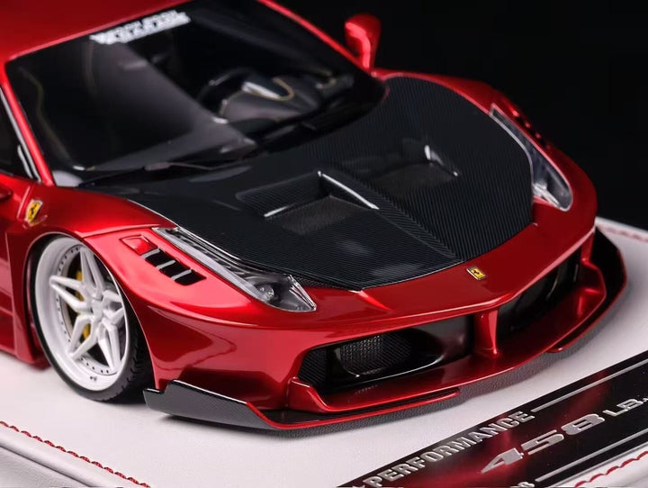 Ferrari 458 GT LBWK (Metallic Chrome Red) [Davis & Giovanni] 1:18 scale