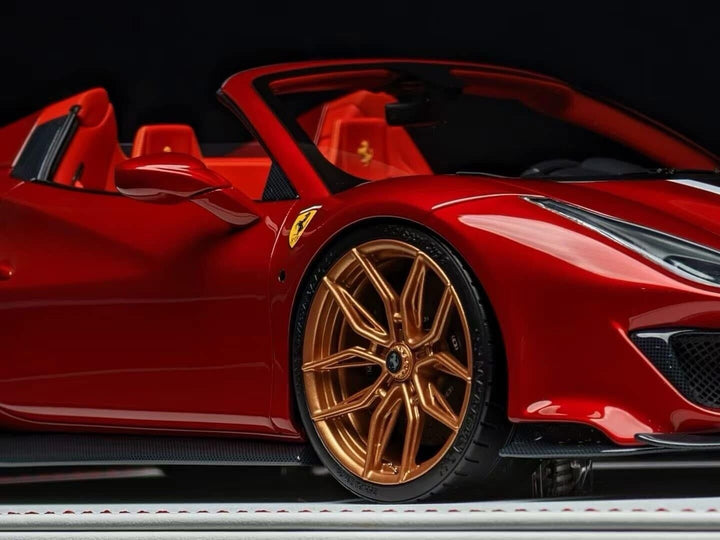 Ferrari 488 Pista Spider NOVITEC (Candy Red) [Davis & Giovanni] 1/18 scale