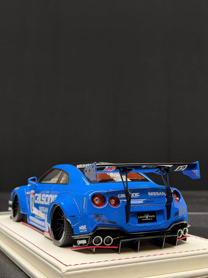 Nissan GT-R Type 2 LBWK (Blue/ CALSONIC Decals) [Davis & Giovanni] 1/18 scale