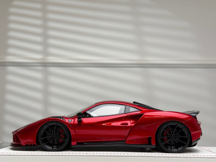 Ferrari F8 Tributo N-LARGO NOVITEC (Metallic Red) [Davis & Giovanni] 1/18 scale