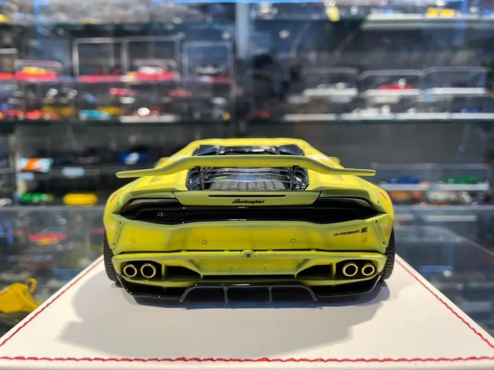 Lamborghini Huracan LBWK x Mansory (Matt Yellow ZF)[Davis & Giovanni] 1/18 scale