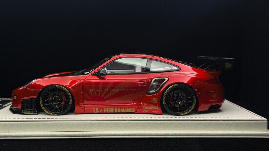 Porsche 997 Turbo LBWK (Metallic Red) [Davis & Giovanni] 1/18 scale - 1 OF 1
