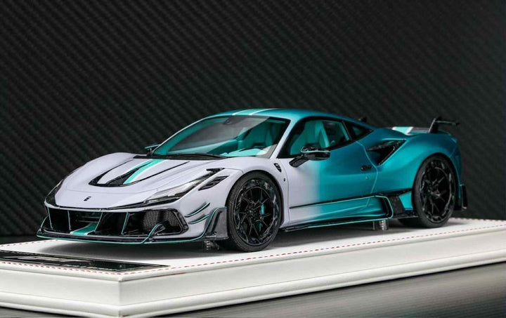 Ferrari F8XX Mansory (Gray/ Blue Fade) [Davis & Giovanni] 1:18 scale