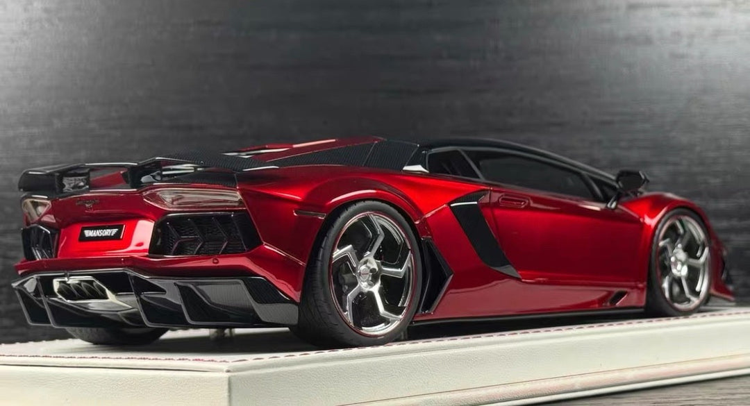 Lamborghini Aventador Mansory (Electroplated Red) [Davis & Giovanni] 1:18 scale