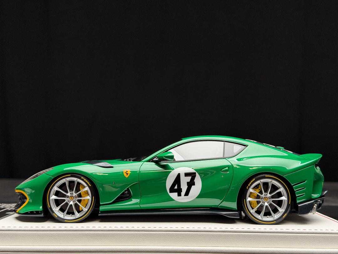 Ferrari 812 Competizione (BP Green #47) [Davis & Giovanni] 1:18 scale